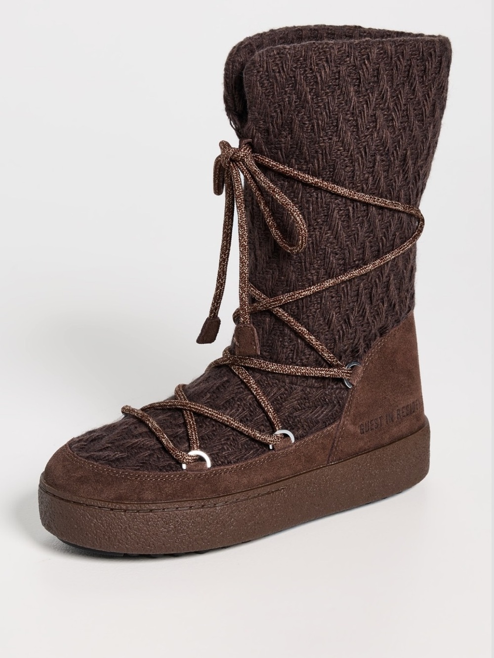 Moon Boot x Guest In Residence Track Knit Boots